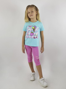 Комплект для девочки (фуфайка+лосины)