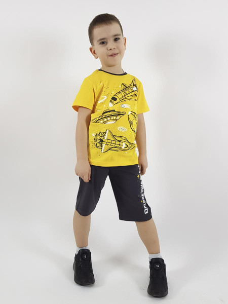 Комплект для мальчика (фуфайка+шорты)