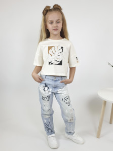 Фуфайка для девочки