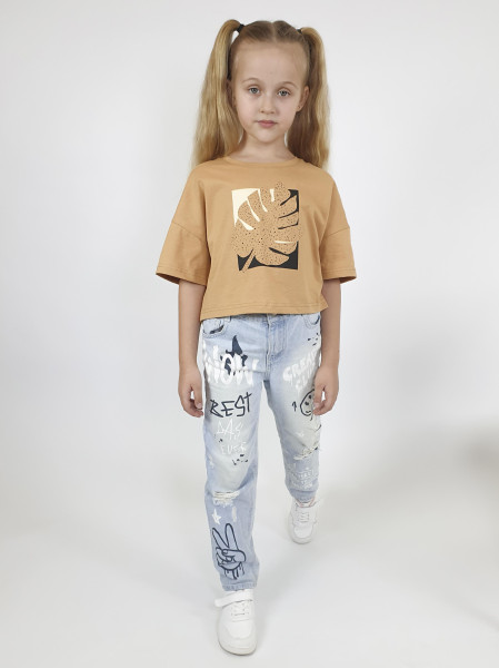 Фуфайка для девочки