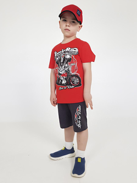 Комплект для мальчика (фуфайка+шорты)