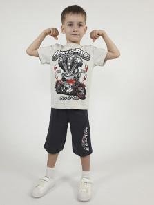 Комплект для мальчика (фуфайка+шорты)