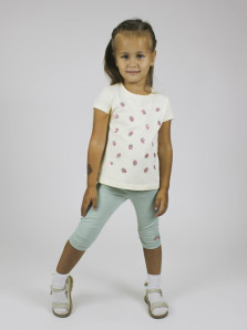 Комплект для девочки (фуфайка и лосины)