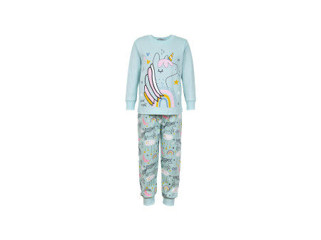 Пижама для девочки (фуфайка и брюки)
