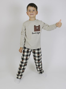 Пижама для мальчика (фуфайка и брюки)