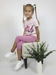 Комплект для девочки (фуфайка+ лосины)