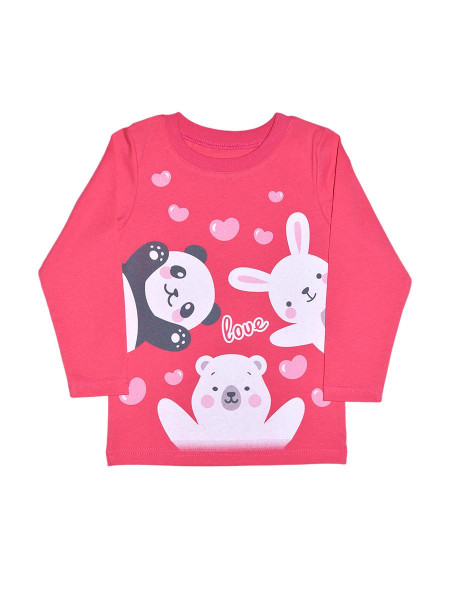 Фуфайка для девочки