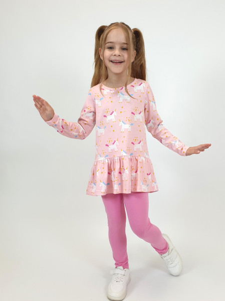 Комплект для девочки (фуфайка+ лосины)