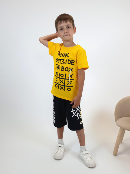 Комплект для мальчика (джемпер+шорты)