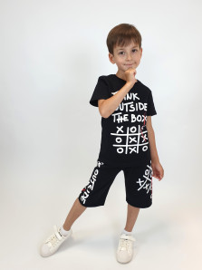 Комплект для мальчика (джемпер+шорты)