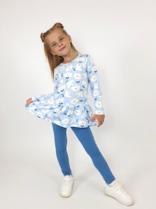 Комплект для девочки (фуфайка+ лосины)