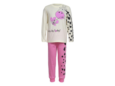 Пижама для девочки (фуфайка и брюки)