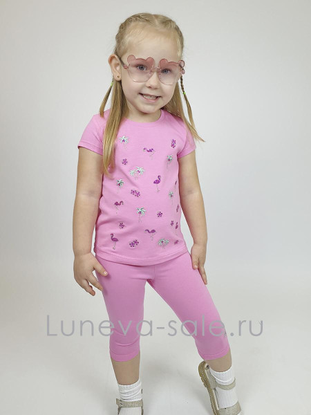 Комплект для девочки (фуфайка+лосины)