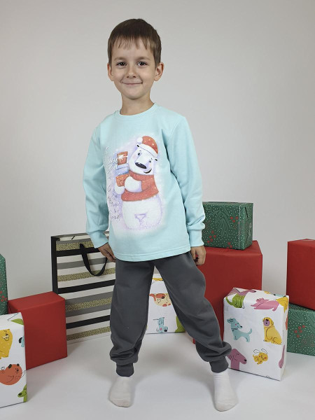 Пижама для мальчика (фуфайка и брюки)