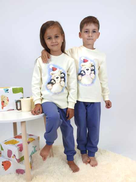 Пижама для мальчика (фуфайка и брюки)
