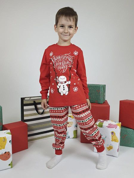 Пижама для детей (фуфайка и брюки)