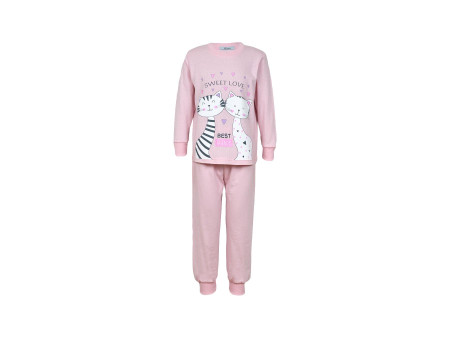 Пижама для девочки (фуфайка и брюки)