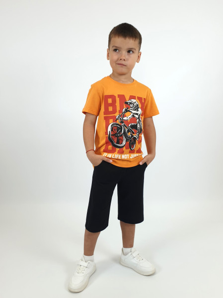 Комплект для мальчика (джемпер+шорты)