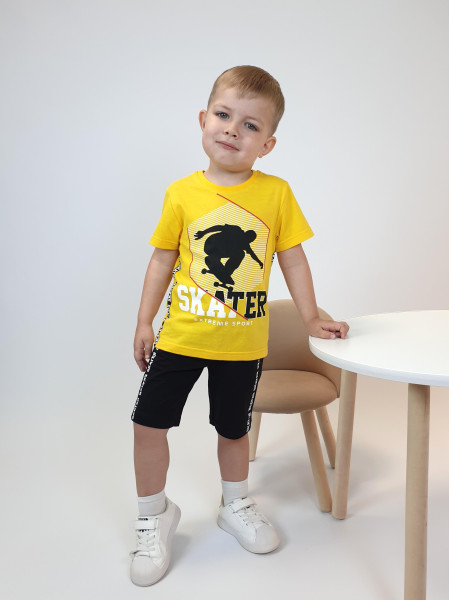 Комплект для мальчика (фуфайка+шорты)