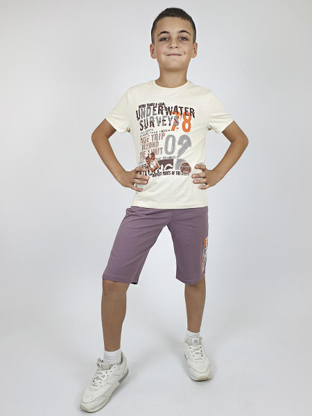 Комплект для мальчика (фуфайка+шорты)