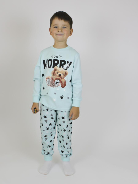 Пижама для мальчика (фуфайка и брюки)