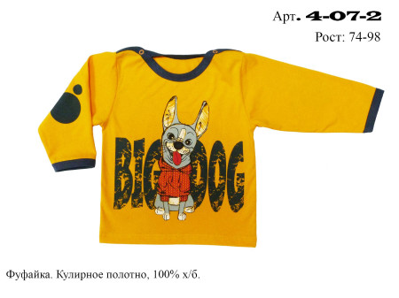 Фуфайка для мальчика