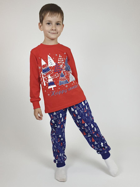Пижама для мальчика (фуфайка и брюки)