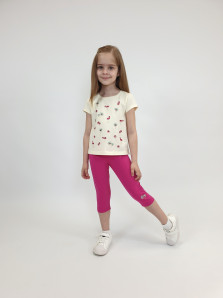 Комплект для девочки (фуфайка+лосины)