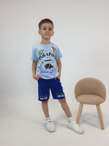 Комплект для мальчика (фуфайка+шорты)