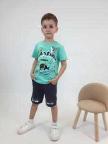 Комплект для мальчика (фуфайка+шорты)