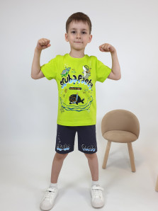 Комплект для мальчика (фуфайка+шорты)