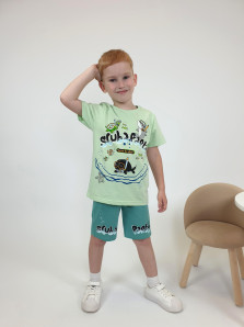 Комплект для мальчика (фуфайка+шорты)