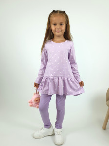 Комплект для девочки (фуфайка+ лосины)