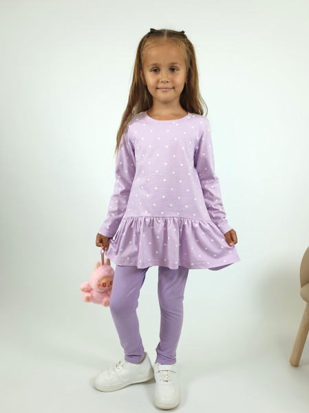 Комплект для девочки (фуфайка+ лосины)