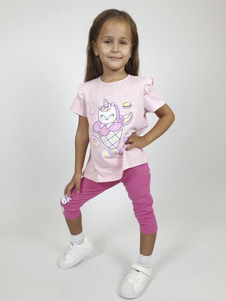 Комплект для девочки (фуфайка+ лосины)