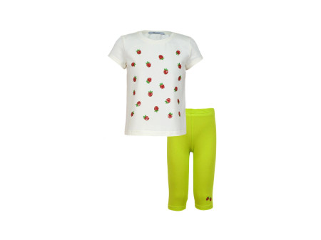 Комплект для девочки (фуфайка и лосины)