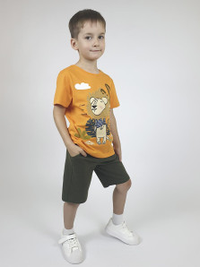 Комплект для мальчика (фуфайка+шорты)