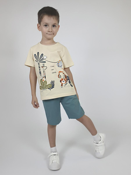 Комплект для мальчика (фуфайка+шорты)