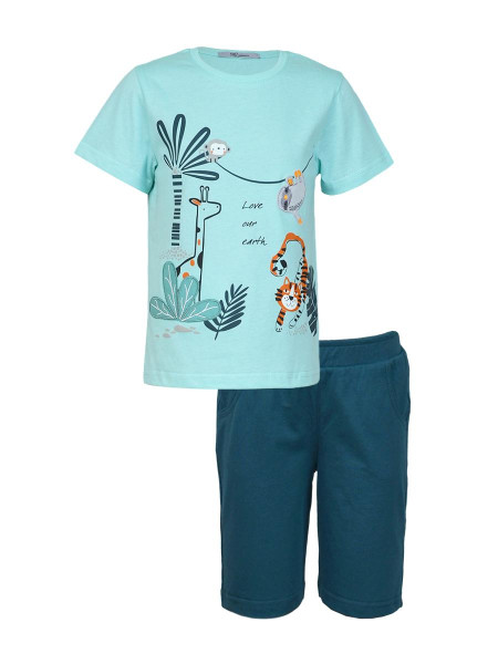 Комплект для мальчика (фуфайка+шорты)