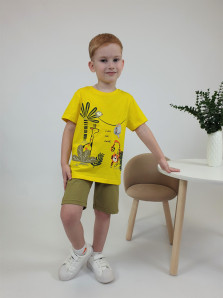 Комплект для мальчика (фуфайка+шорты)