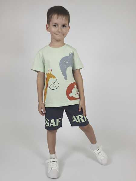 Комплект для мальчика (фуфайка+шорты)