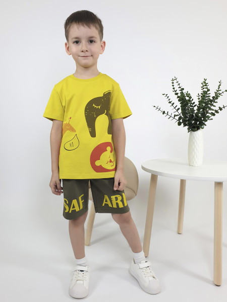 Комплект для мальчика (фуфайка+шорты)