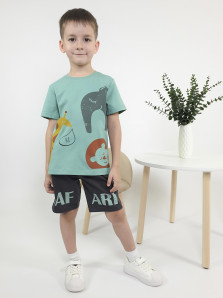 Комплект для мальчика (фуфайка+шорты)