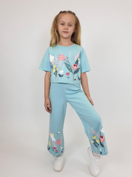 Комплект для девочки (фуфайка+ брюки)