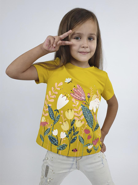 Фуфайка для девочки