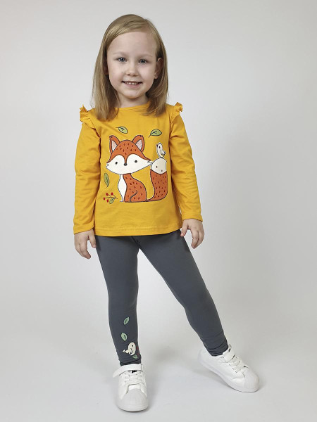 Комплект для девочки (фуфайка+ лосины)