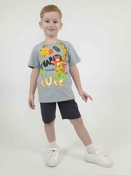 Комплект для мальчика (фуфайка+шорты)