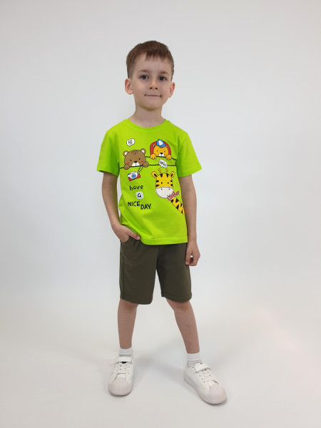 Комплект для мальчика (фуфайка+шорты)