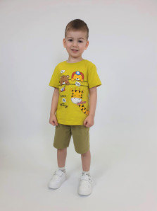 Комплект для мальчика (фуфайка+шорты)