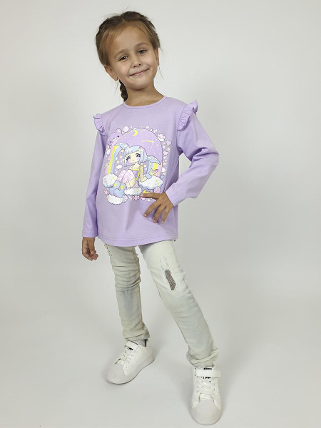 Фуфайка для девочки